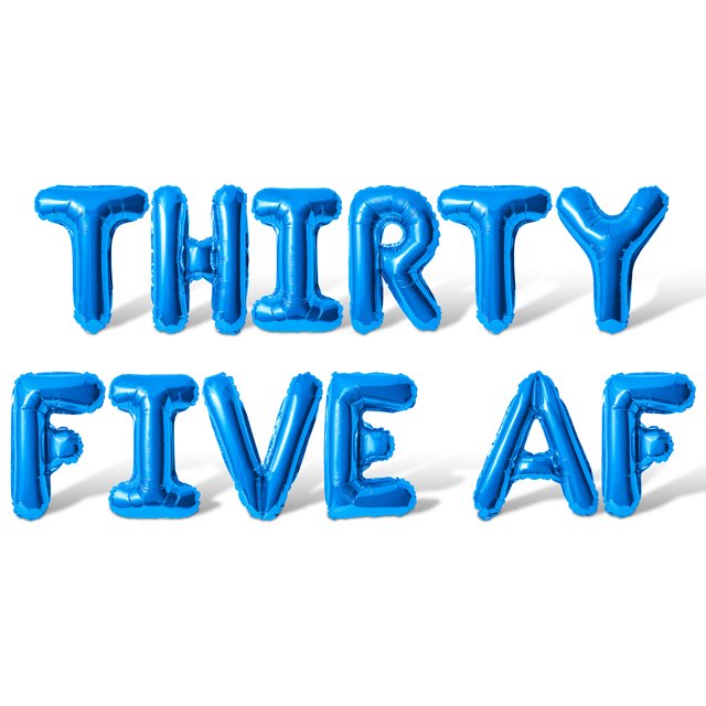 Gallery Detail: Letter Balloons Thirty Five Af 16 Inch Alphabet Letters Foil