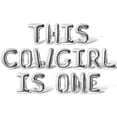 thumbnail image 1 of Letter Balloons - THIS COWGIRL IS ONE 16" Inch Alphabet Letters Foil Mylar Balloon 1st Birthday Party Banner (Silver), 1 of 5