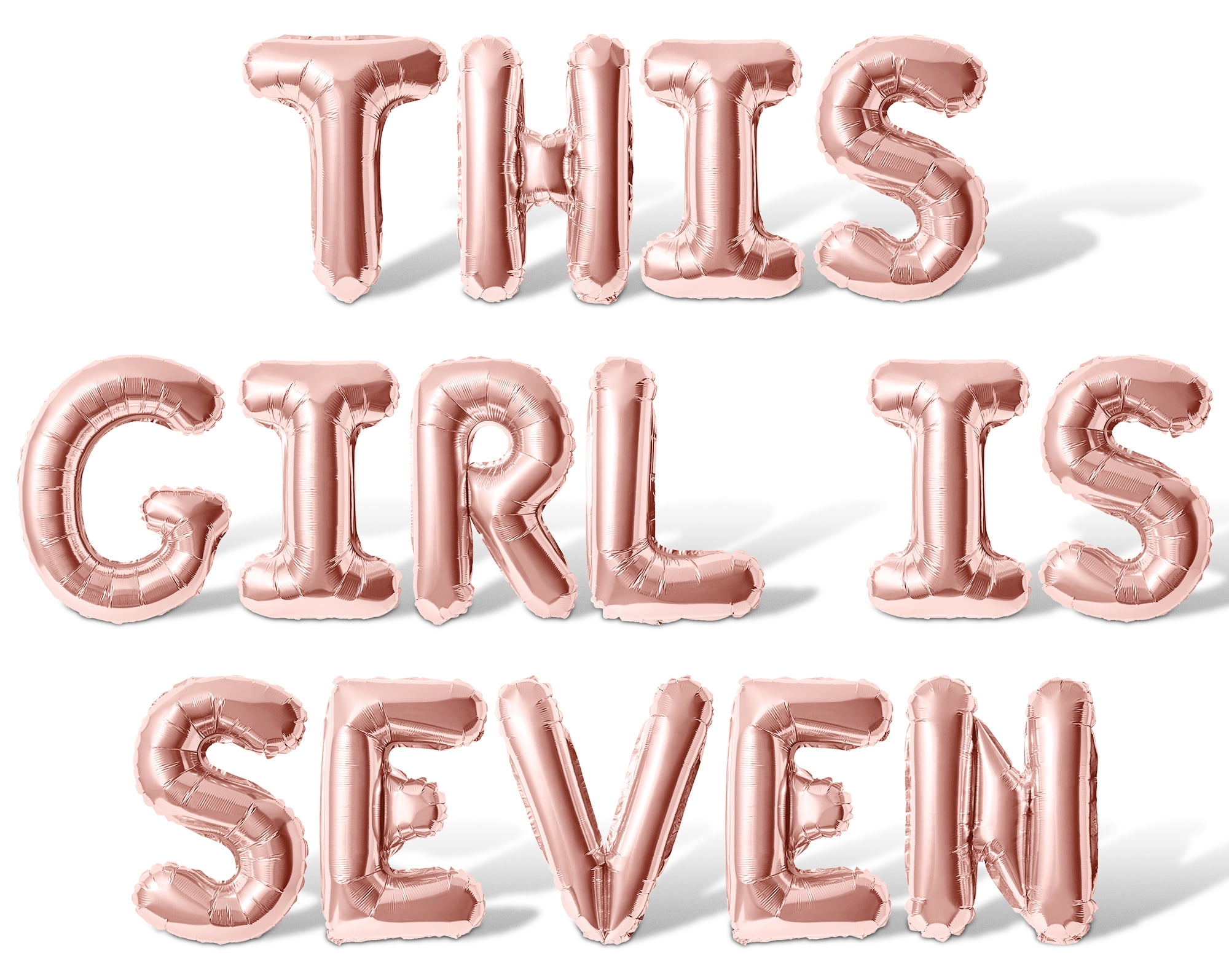 Letter Balloons - THIS GIRL IS SEVEN 16