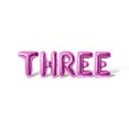 thumbnail image 1 of Letter Balloons - THREE 16" Inch Alphabet Letters Foil Mylar Balloon Birthday Party Banner (Pink), 1 of 5