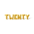 thumbnail image 1 of Letter Balloons - TWENTY 16" Inch Alphabet Letters Foil Mylar Balloon Birthday Party Banner (Gold), 1 of 5