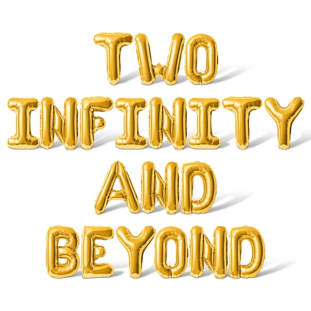 Letter Balloons - TWO INFINITY AND BEYOND 16