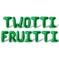 thumbnail image 1 of Letter Balloons - TWOTTI FRUITTI 16" Inch Alphabet Letters Foil Mylar Balloon 2nd Birthday Party Banner (Green), 1 of 5