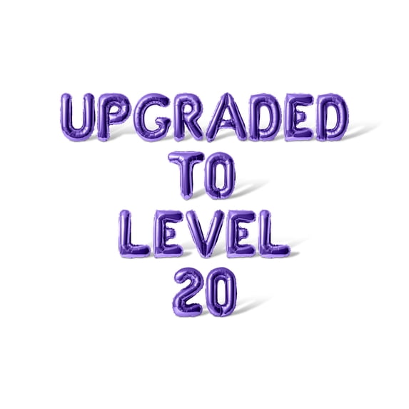 Letter Balloons - UPGRADED TO LEVEL 20 16" Inch Alphabet Letters Foil Mylar Balloon Birthday Party Banner (Purple)