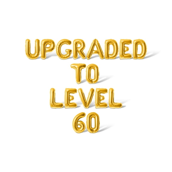 Letter Balloons - UPGRADED TO LEVEL 60 16" Inch Alphabet Letters Foil Mylar Balloon Birthday Party Banner (Gold)
