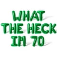 thumbnail image 1 of Letter Balloons - WHAT THE HECK IM 70 16" Inch Alphabet Letters Foil Mylar Balloon 70th Birthday Party Banner (Green), 1 of 5