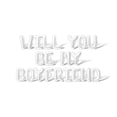 thumbnail image 1 of Letter Balloons - WILL YOU BE MY BOYFRIEND 16" Inch Alphabet Letters Foil Mylar Balloon Valentine's Day or Proposal Banner (White), 1 of 5