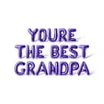 thumbnail image 1 of Letter Balloons - YOURE THE BEST GRANDPA 16" Inch Alphabet Letters Foil Mylar Balloon Grandparents Party Banner (Purple), 1 of 5