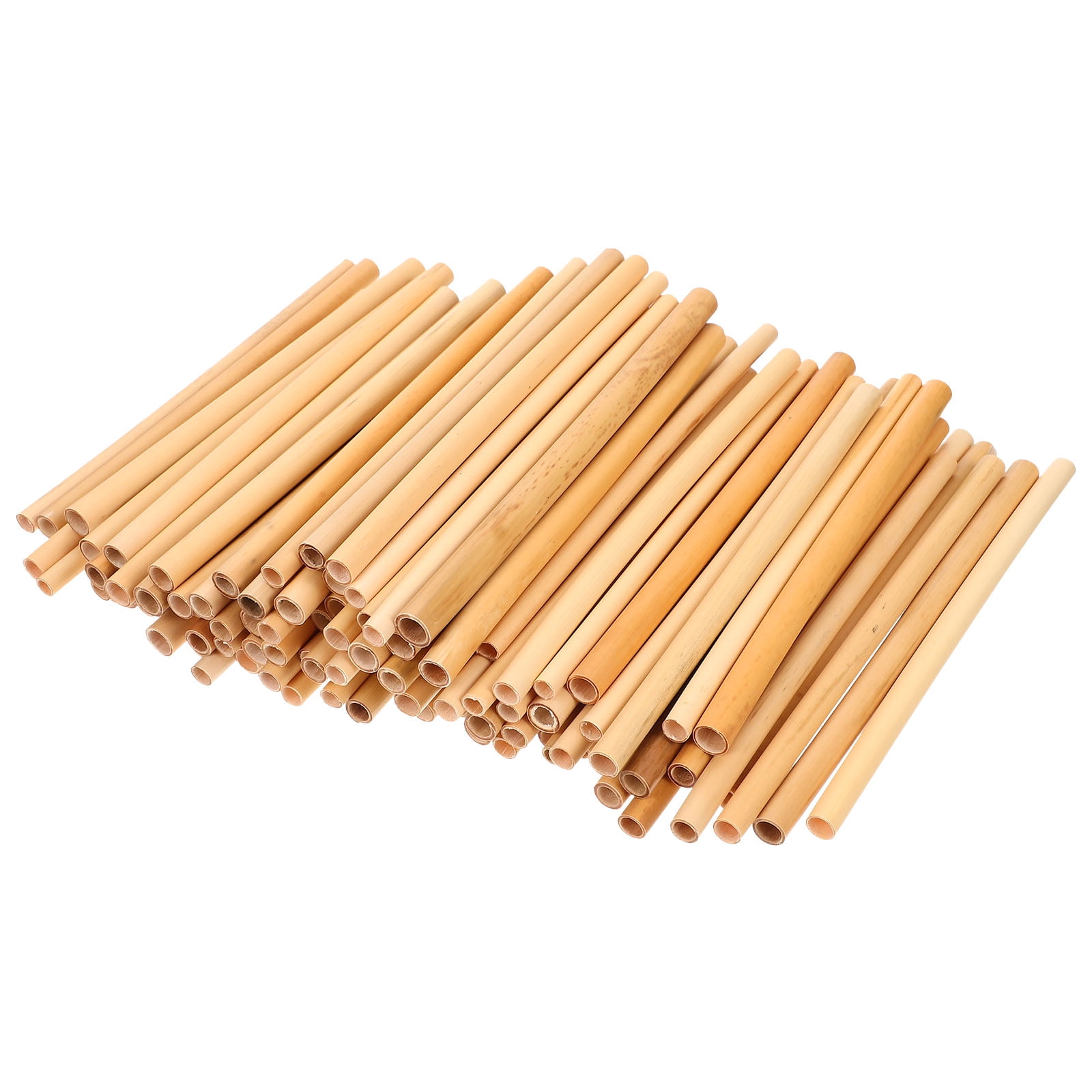 Letter Bees 100 Pcs Natural Reed Tubes Portable Replacements Honeycomb ...