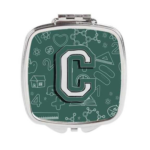 Letter C Back to School Initial Compact Mirror