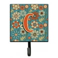 thumbnail image 1 of Letter C Flowers Retro Blue Leash or Key Holder, 1 of 1