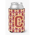 thumbnail image 1 of Letter C Football Cardinal & Gold Can or Bottle Hugger, 1 of 1