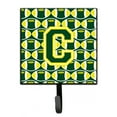 thumbnail image 1 of Letter C Football Green and Yellow Leash or Key Holder, 1 of 1