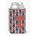 thumbnail image 1 of Letter C Football Orange, Blue & White Can or Bottle Hugger, 1 of 1