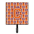 thumbnail image 1 of Letter C Football Orange White and Regalia Leash or Key Holder, 1 of 1