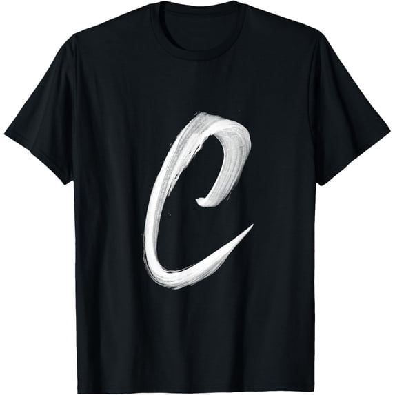 Letter C Initial Name Monogram Capital Letter T-Shirt