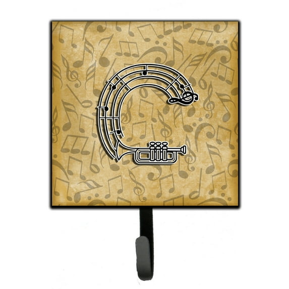 Letter C Musical Instrument Alphabet Leash or Key Holder