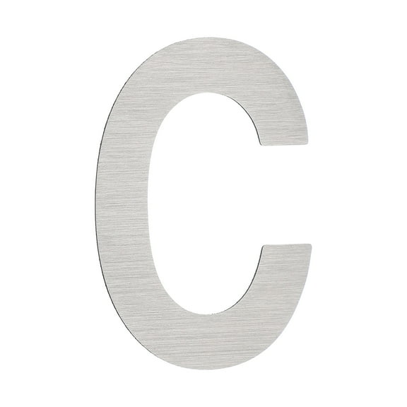 Letter C Self Adhesive House Address Numbers for Outside 1.97x1.38 inch