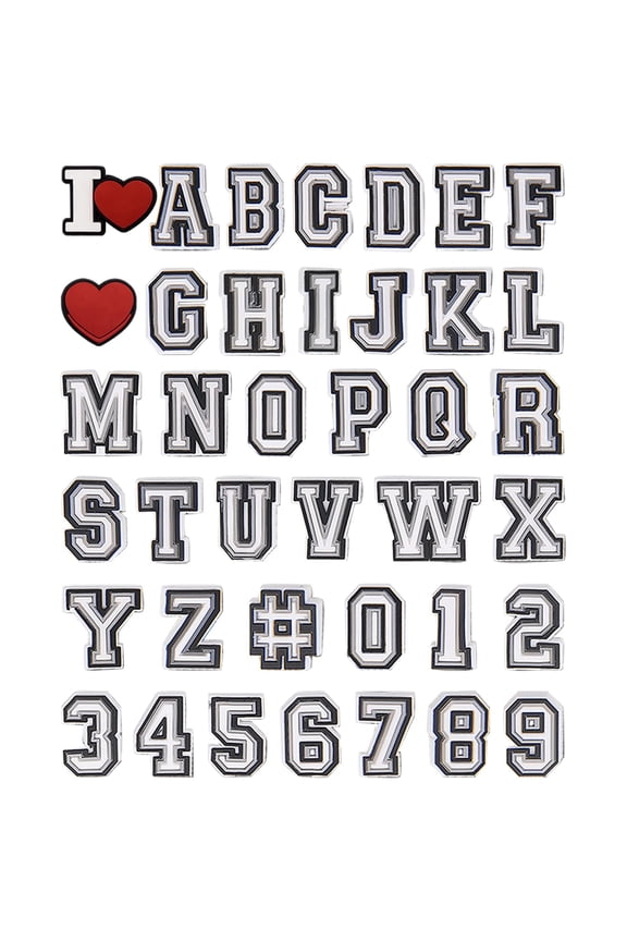 Letter Charms for Shoes, Adult Shoe Charms Letter Shoe Decoration Charms for Boys and Girls