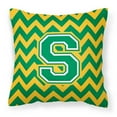 thumbnail image 1 of Letter Chevron Fabric Decorative Pillow, 1 of 4