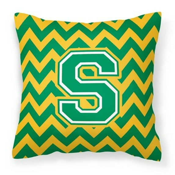 Letter Chevron Fabric Decorative Pillow
