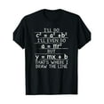 thumbnail image 1 of Letter Cotton Casual Funny Math Graphic Tee T Shirt Top Equation Humor Soft Design Black S-5XL, 1 of 5