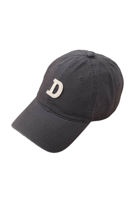 Letter D Casual Sun Protection Baseball Cap Adjustable Outdoor Athletic Visor Trucker Hat Design II