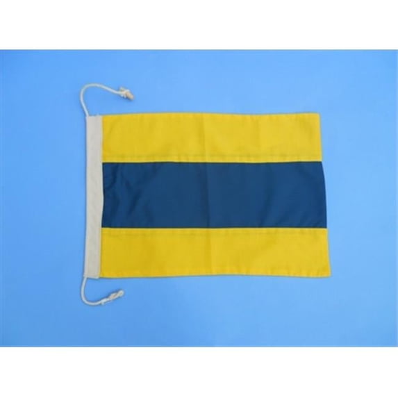 Letter D Cloth Nautical Alphabet Flag Decoration 20"