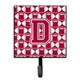 thumbnail image 1 of Letter D Football Crimson grey and white Leash or Key Holder, 1 of 1