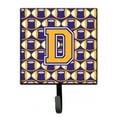 thumbnail image 1 of Letter D Football Purple and Gold Leash or Key Holder, 1 of 1