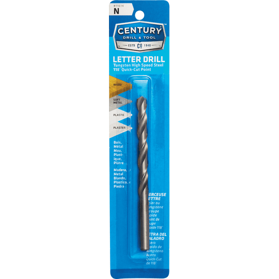 Letter Drill Bit - Single Pack Professional & DIY Use, Standard Battery Platform