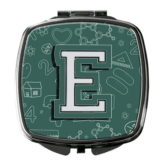Letter E Back to School Initial Compact Mirror