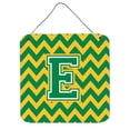 thumbnail image 1 of Letter E Chevron Green & Gold Wall or Door Hanging Prints, 1 of 1