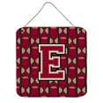 thumbnail image 1 of Letter E Football Garnet and Gold Wall or Door Hanging Prints, 1 of 1