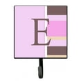 thumbnail image 1 of Letter E Initial Monogram - Pink Stripes Leash or Key Holder, 1 of 7