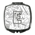 thumbnail image 1 of Letter E Musical Note Letters Compact Mirror, 1 of 4