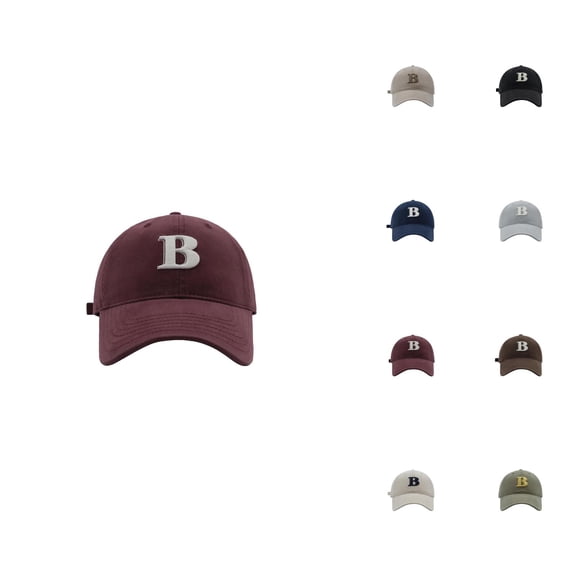 Letter Embroidered Baseball Cap for Women & Men – Stylish Adjustable Dad Hat, Classic Vintage Baseball Hat for Casual Wear & Outdoor Sports, Snapback Fit