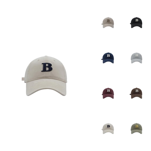 Letter Embroidered Baseball Cap for Women & Men – Stylish Adjustable Dad Hat, Classic Vintage Baseball Hat for Casual Wear & Outdoor Sports, Snapback Fit