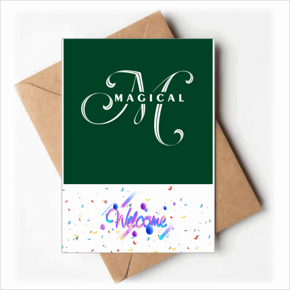 Letter Expression Mother Magical Welcome Back Greeting Cards Envelopes Blank