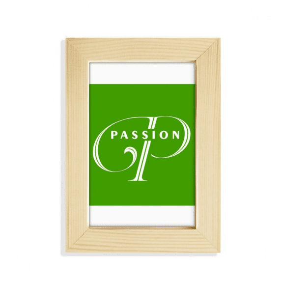 Letter Expression Passion Desktop Display Photo Frame Picture Art Painting 5x7 inch