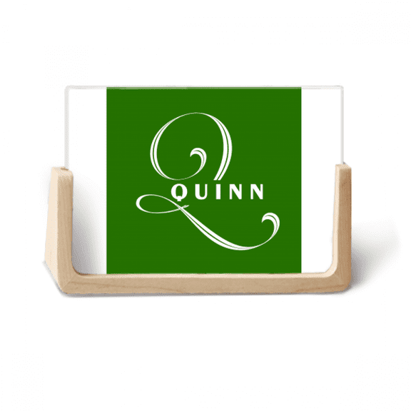 Letter Expression Question Photo Wooden Photo Frame Tabletop Display