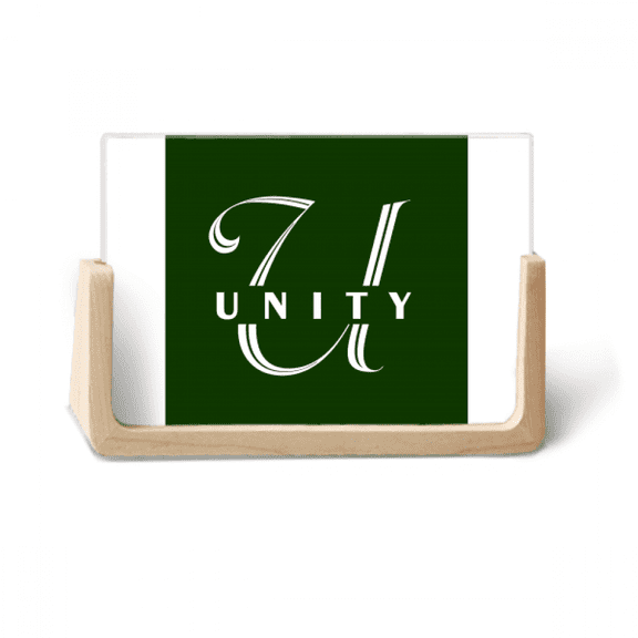 Letter Expression Unity Art Deco Fashion Photo Wooden Photo Frame Tabletop Display