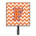 thumbnail image 1 of Letter F Chevron Orange and Regalia Leash or Key Holder, 1 of 1