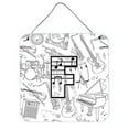 thumbnail image 1 of Letter F Musical Note Letters Wall and Door Hanging Prints, 1 of 1