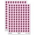 thumbnail image 1 of Letter F Uppercase Fun Bold Font 200+ Round Stickers - Light Pink - Matte Finish - 0.50" Size, 1 of 3