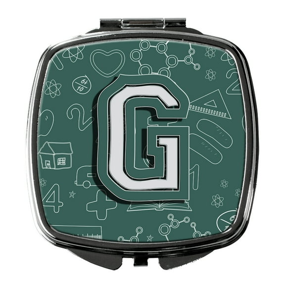 Letter G Back to School Initial Compact Mirror