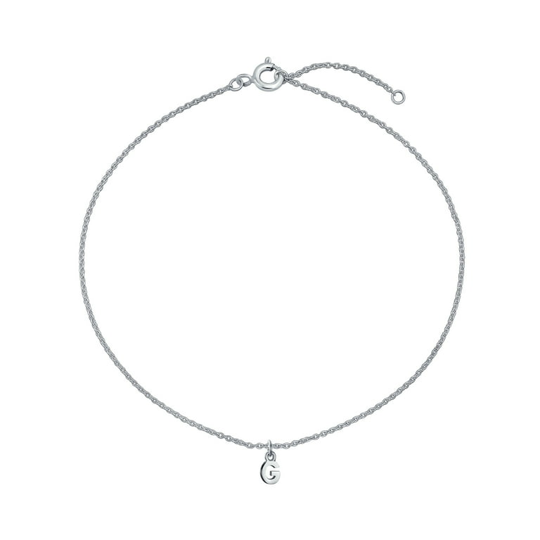 Letter g anklet deals