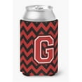 thumbnail image 1 of Letter G Chevron Black & Red Can or Bottle Hugger, 1 of 1