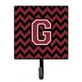thumbnail image 1 of Letter G Chevron Garnet and Black  Leash or Key Holder, 1 of 1