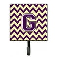 thumbnail image 1 of Letter G Chevron Purple and Gold Leash or Key Holder, 1 of 1